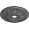 Ekena Millwork Granada Medallion (Canopies up to 7 1/8"), 23 3/8"OD x 3 5/8"ID x 2 1/2"P, Athenian Green Crackle CM23GAAGC - alternate 2